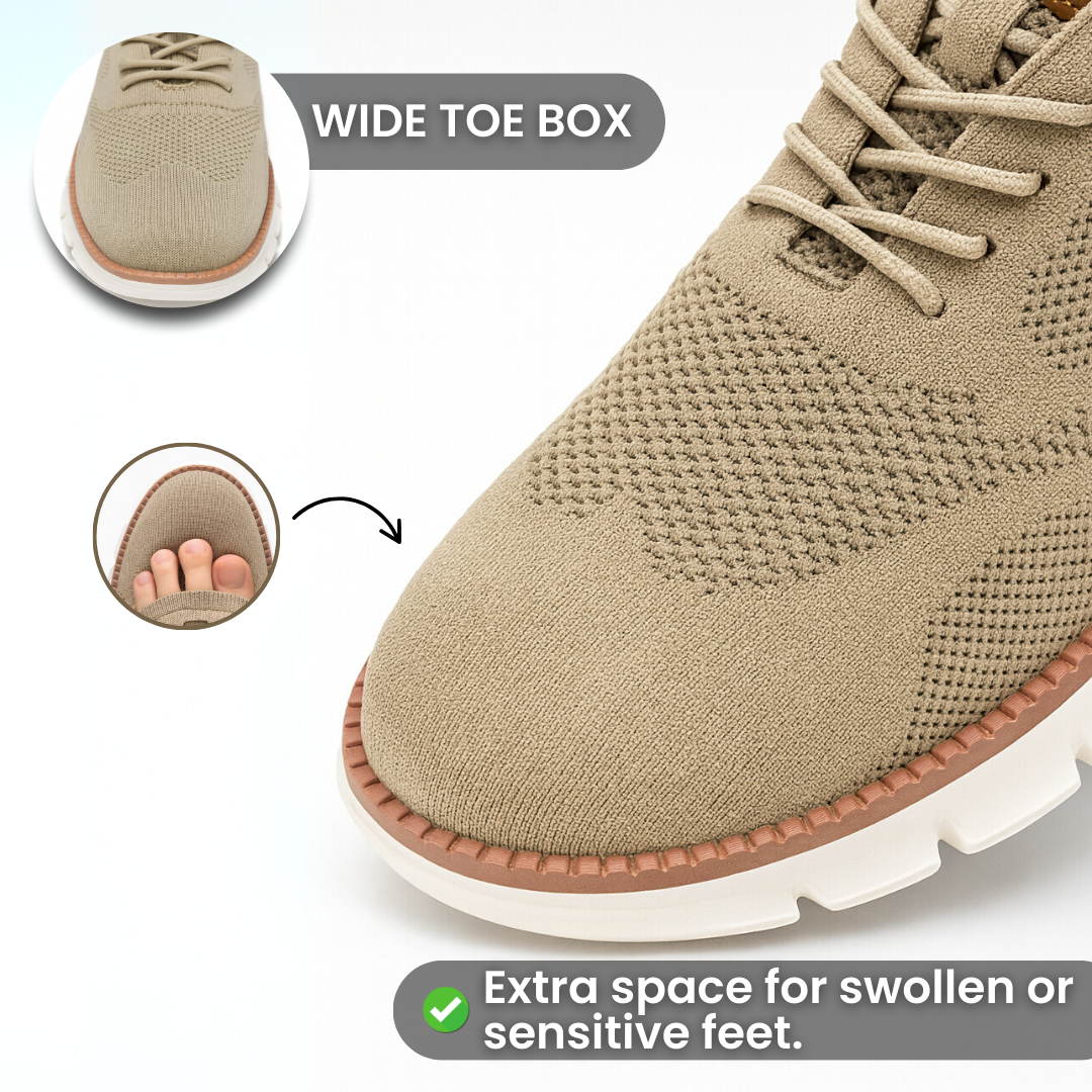 OrthoActive™ – Zapatos ortopédicos para hombre con comodidad todo el día y sin dolor
