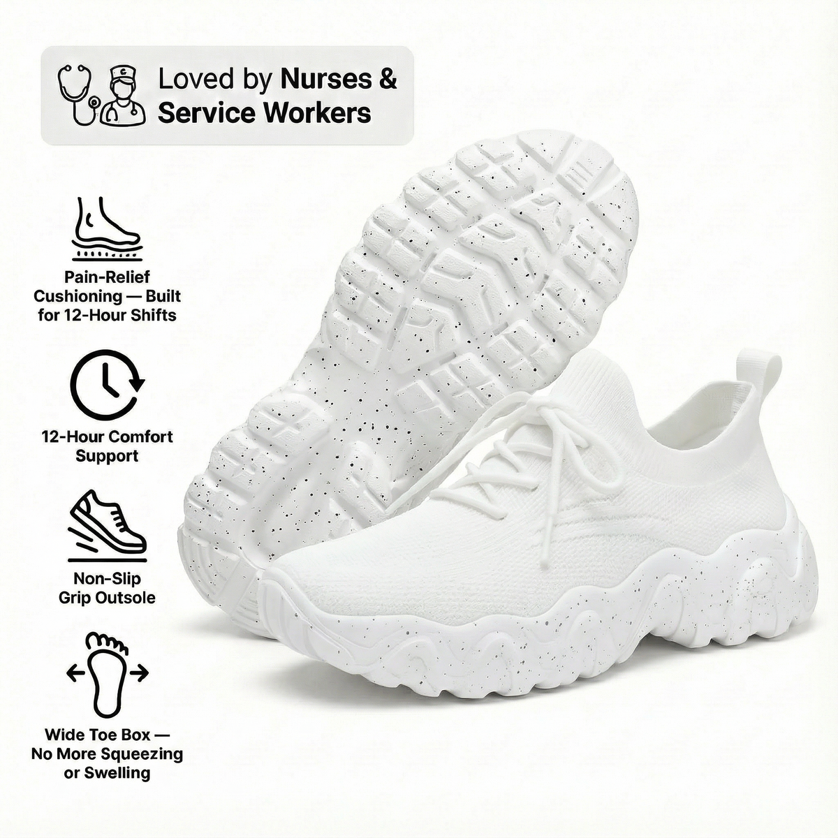 Zapatos para caminar con bienestar y soporte (compra uno y llévate otro gratis)