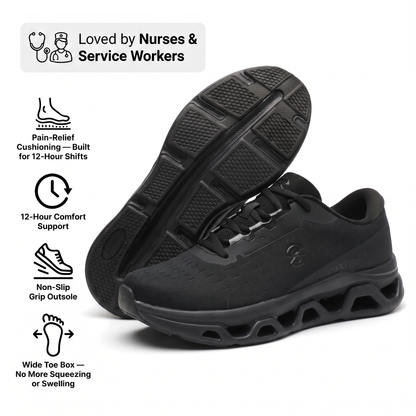 Zanviora™ Fly — Zapatos para turnos de 12 horas con alivio del dolor de pies, rodillas y espalda durante todo el día (compra uno y llévate otro gratis)