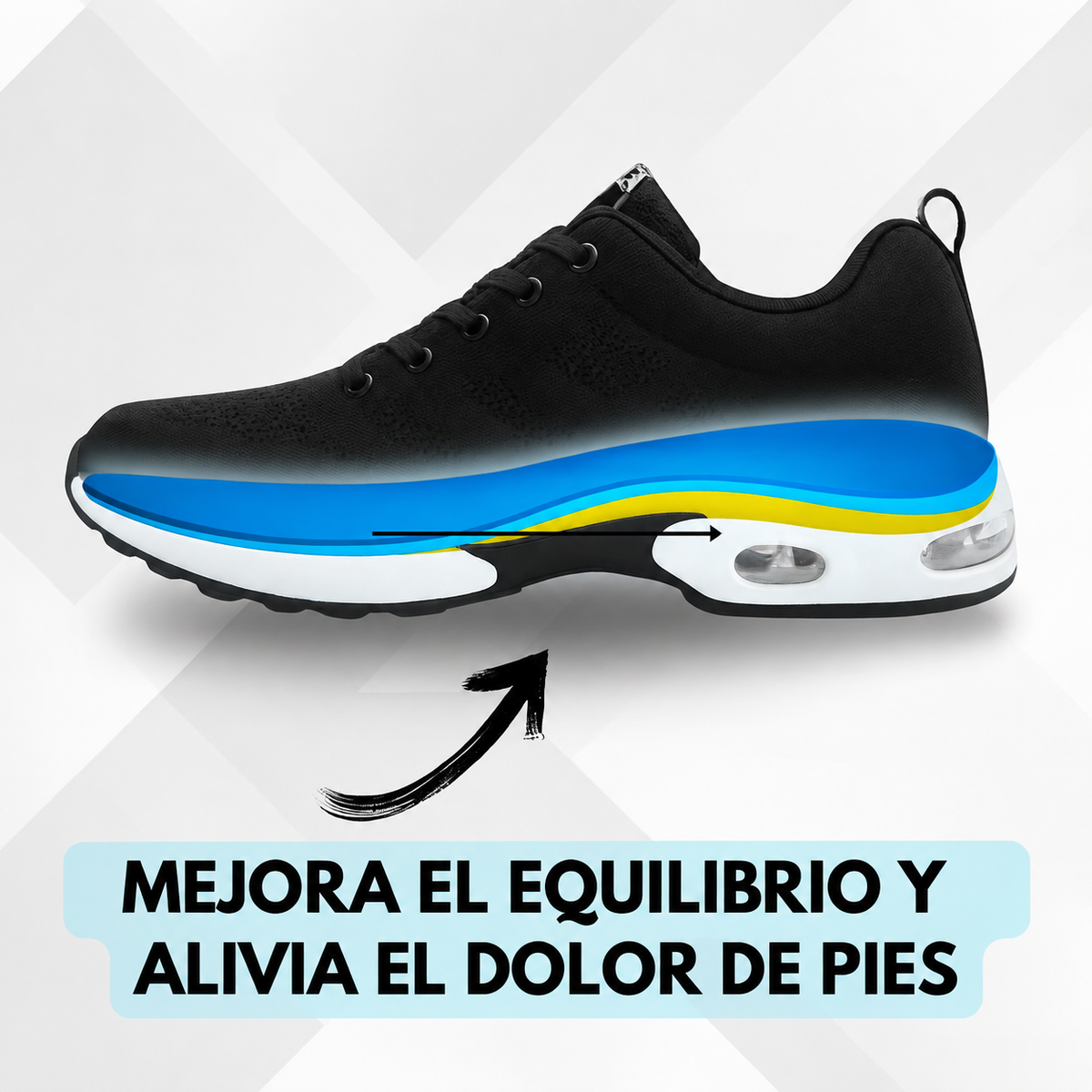 Zanviora™ Pro — Zapatos para turnos de 12 horas con alivio del dolor de pies, rodillas y espalda durante todo el día