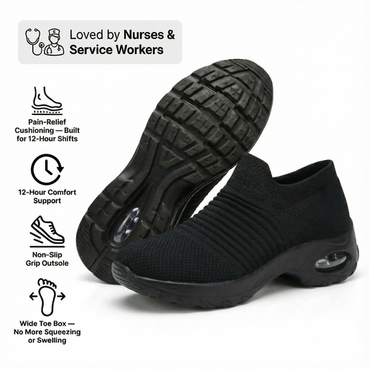 Zapatos elásticos transpirables sin cordones (compra uno y llévate otro gratis)