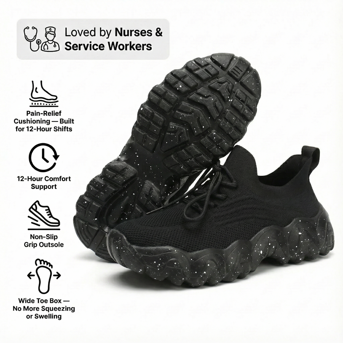 Zapatos para caminar con bienestar y soporte (compra uno y llévate otro gratis)