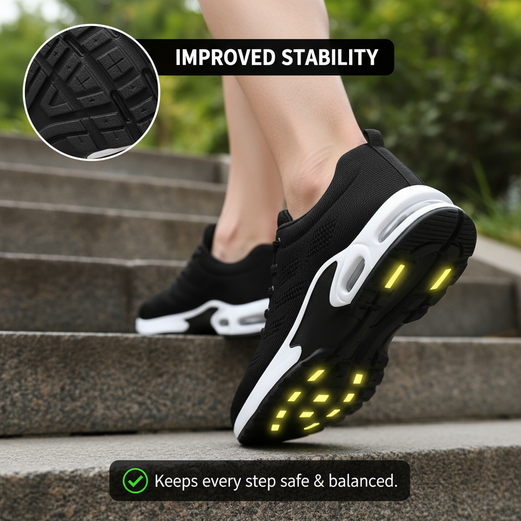 Zanviora™ Pro – Zapatos cómodos para turnos de 12 horas y alivio del talón y la fascitis plantar