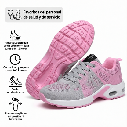 Zanviora™ Pro – Zapatos para turnos de 12 horas y alivio del talón y la fascitis plantar (Unisex)