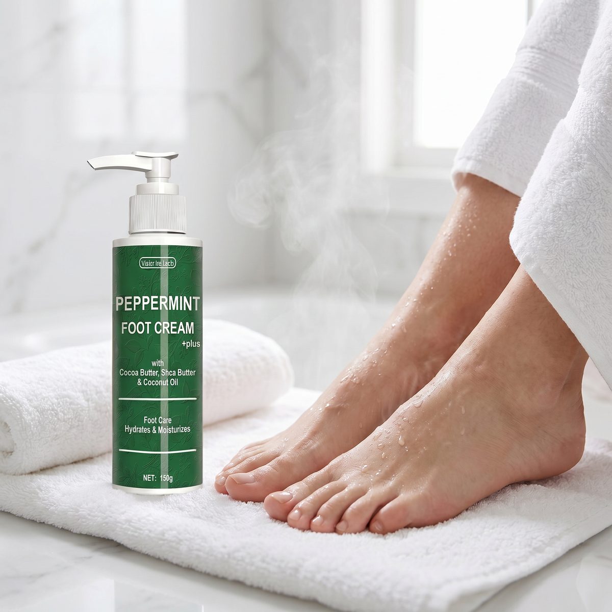 Zanviora™ Crema refrescante para los pies – Alivio refrescante inmediato para pies cansados, con ardor y secos