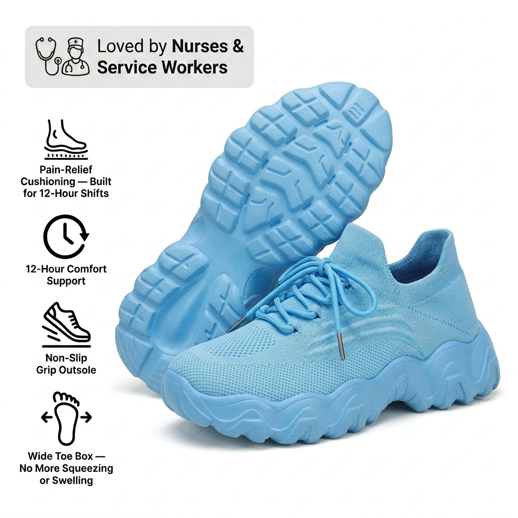 Zapatos para caminar con bienestar y soporte