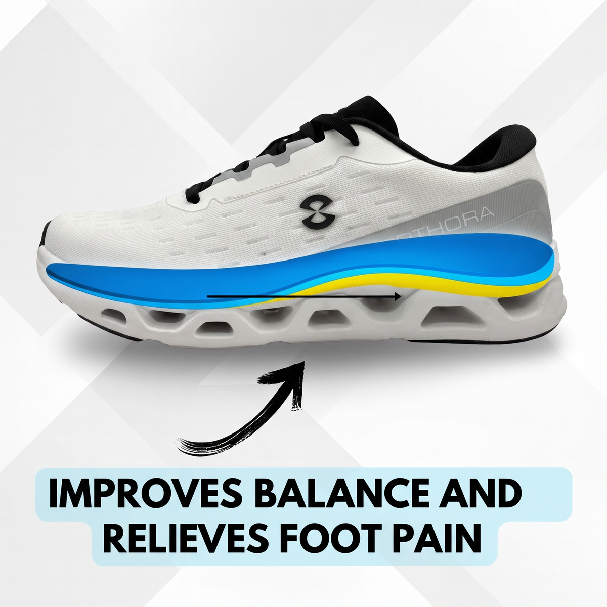 Zanviora™ Fly — Zapatos para turnos de 12 horas con alivio del dolor de pies, rodillas y espalda durante todo el día