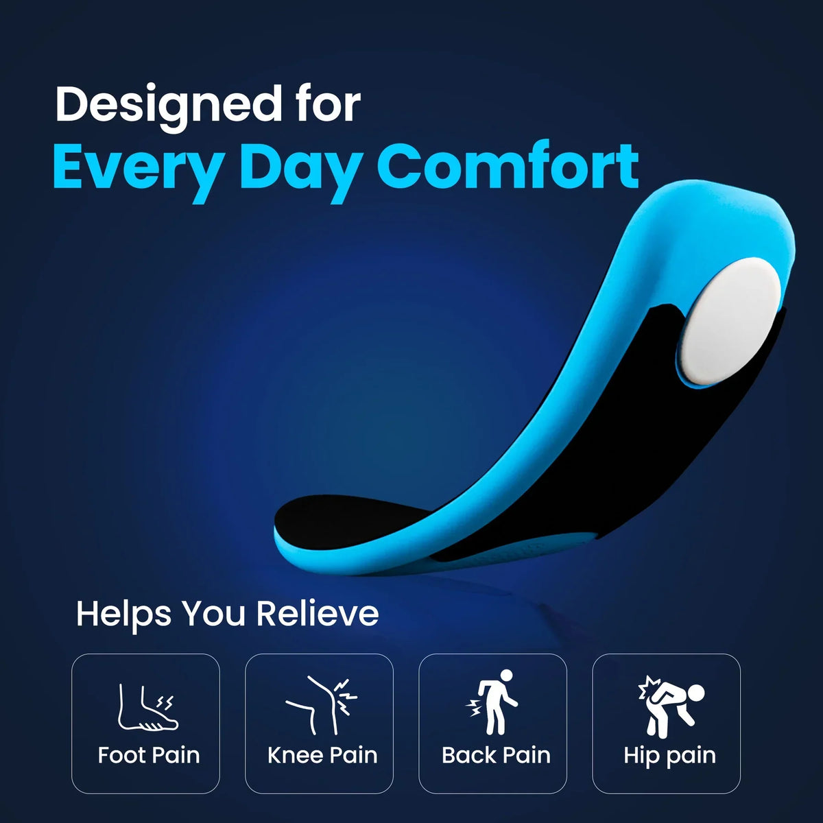 Pack de 3 plantillas de comodidad y soporte para todo el día
